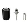 Hand Tighten Pressure Washer Hose Adapter Connector Set M22 x 1.5 Female 3 Piece Metal Fitting for Outlet Connection Tasks