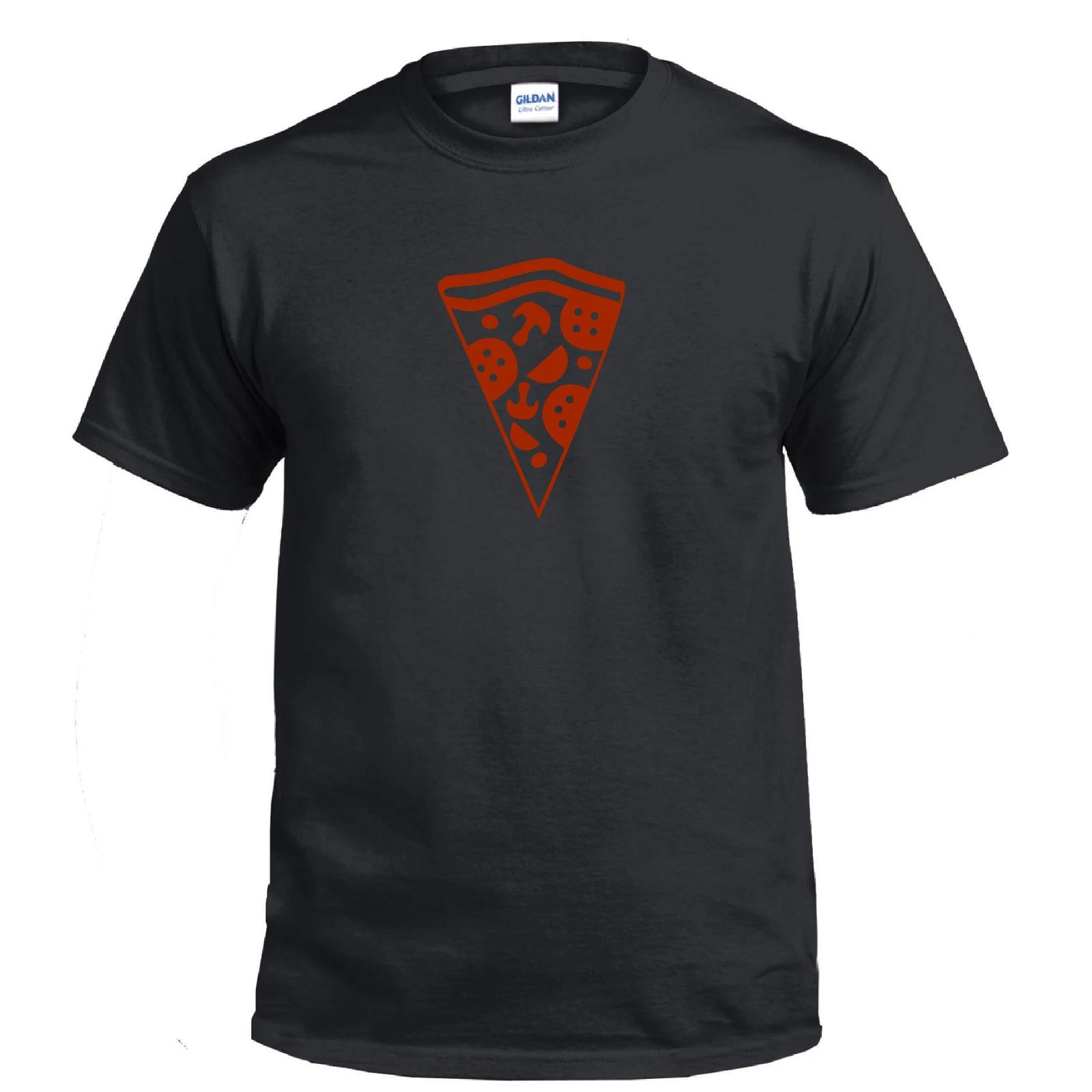 Pizza Foodie Slice Delivery Boy I Love Pizza Red Funny Shirt Gift Cotton T-Shirt M
