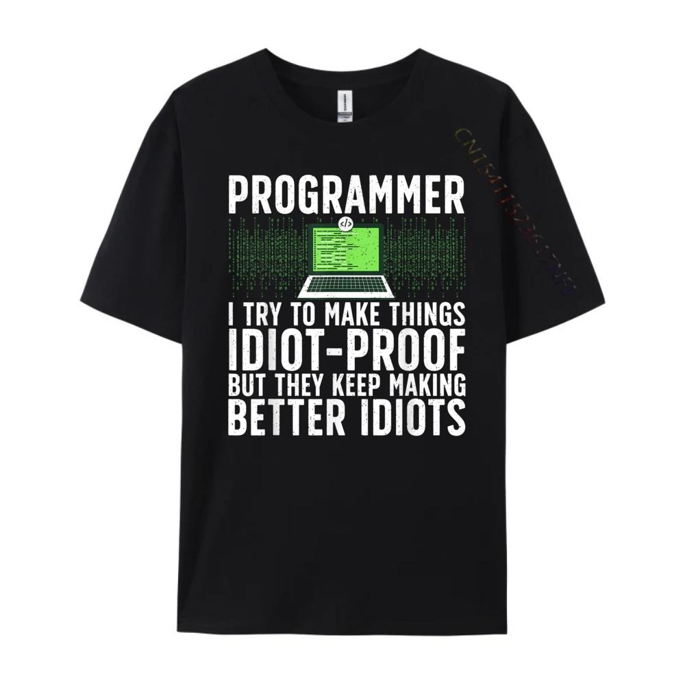 Cool Computer Programmer For Women Science Coding Lovers Plain T Shirts Wholesale Mans Clothes Graphic Tshirts
