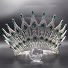 Catwalk Pageant Crown Stage Oversized Adjustable Rhinestone Crown Festive Party Headwear