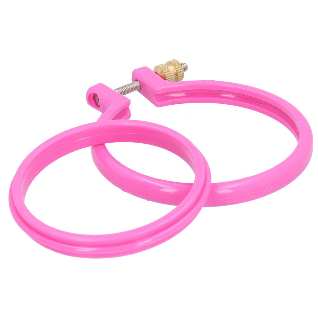 Kreuzstich Stickerei Kreis Kunststoff Bunter Reifen Ring für DIY Kunsthandwerk Nähen3in