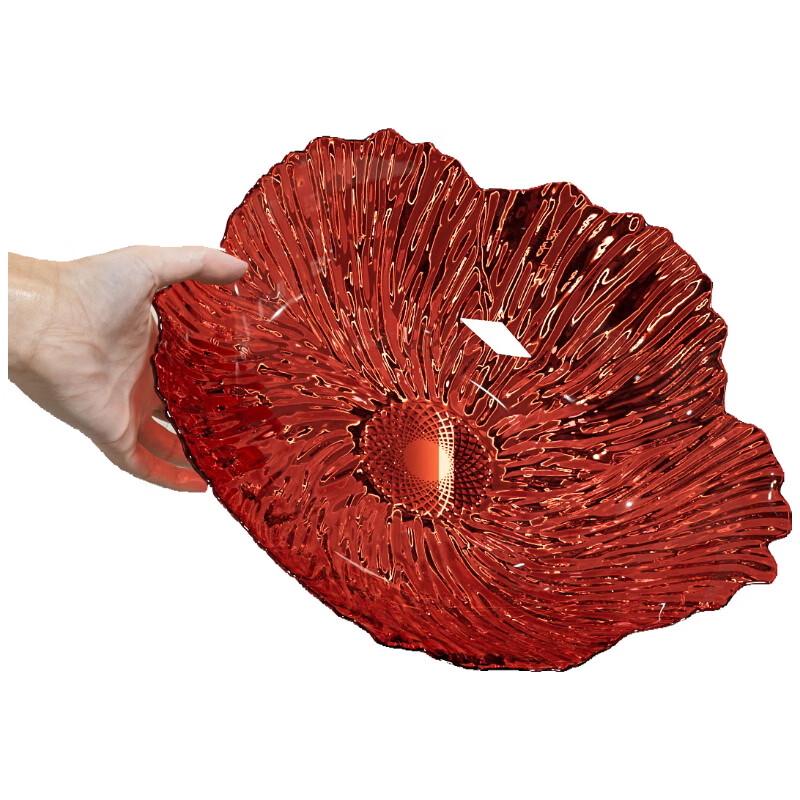 Праздничный китайский набор пластиковых тарелок для фруктов и конфет (3-Pack)