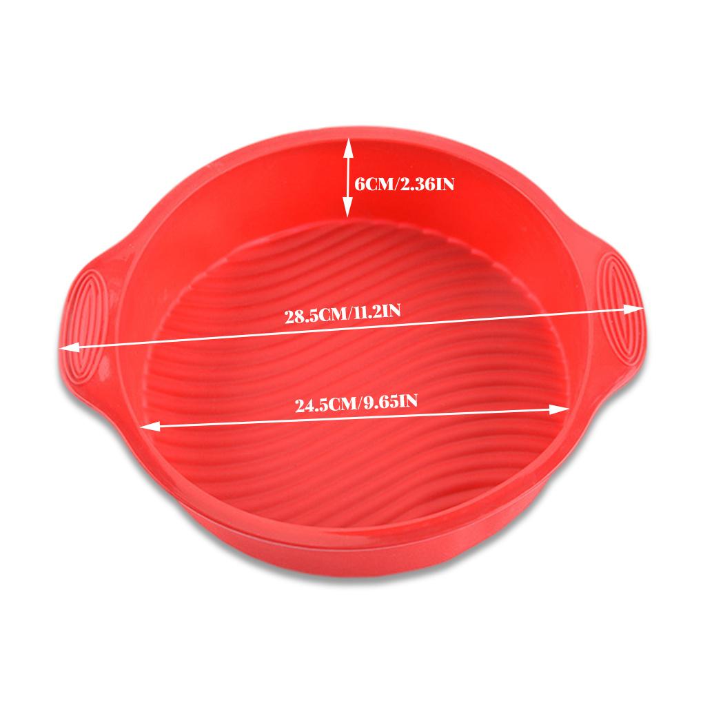 New Arrival Round Cake Mold Muffin Non\-stick Baking Pan Resistant Silicone Flexible Mould for Home Bakery