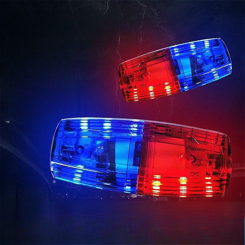 Emergency Police Light LED Red Blue Caution Light Flashing Shoulder Lamp Rechargeable Warning Safety Shoulder Lamp Night Light
