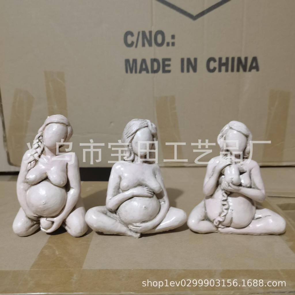 Birthing Woman Sculpture Mother Birthing Woman Statue Resin Crafts Ornament