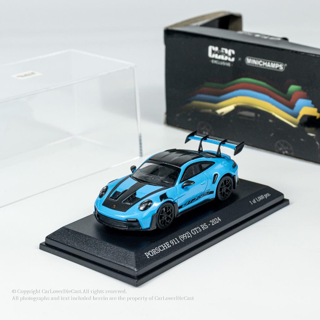 MINICHAMPS 1/64 Porsche 911 (992) GT3 RS Die-Cast Car Model Simulation Static Display Cars Collection Alloy Cars Model Boy Gift