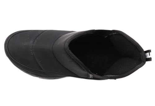 Moz Sweden Logon Hands-Free Snow Boots, Water-Repellent, Waterproof, and Cold-Weather, Lightweight, for Women, Rain Boots, Black, 93325422