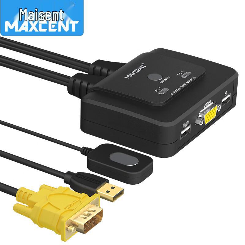 MAXCENT AE-102 2-Port VGA KVM Switch