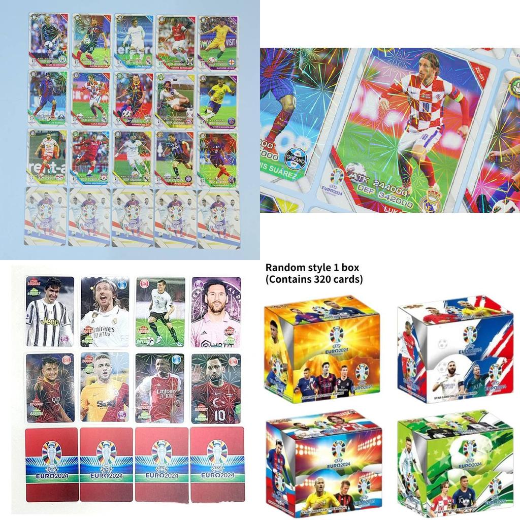 Exclusive Football Star Cards World Cup Messi Ronaldo Neymar Collectible Card Game