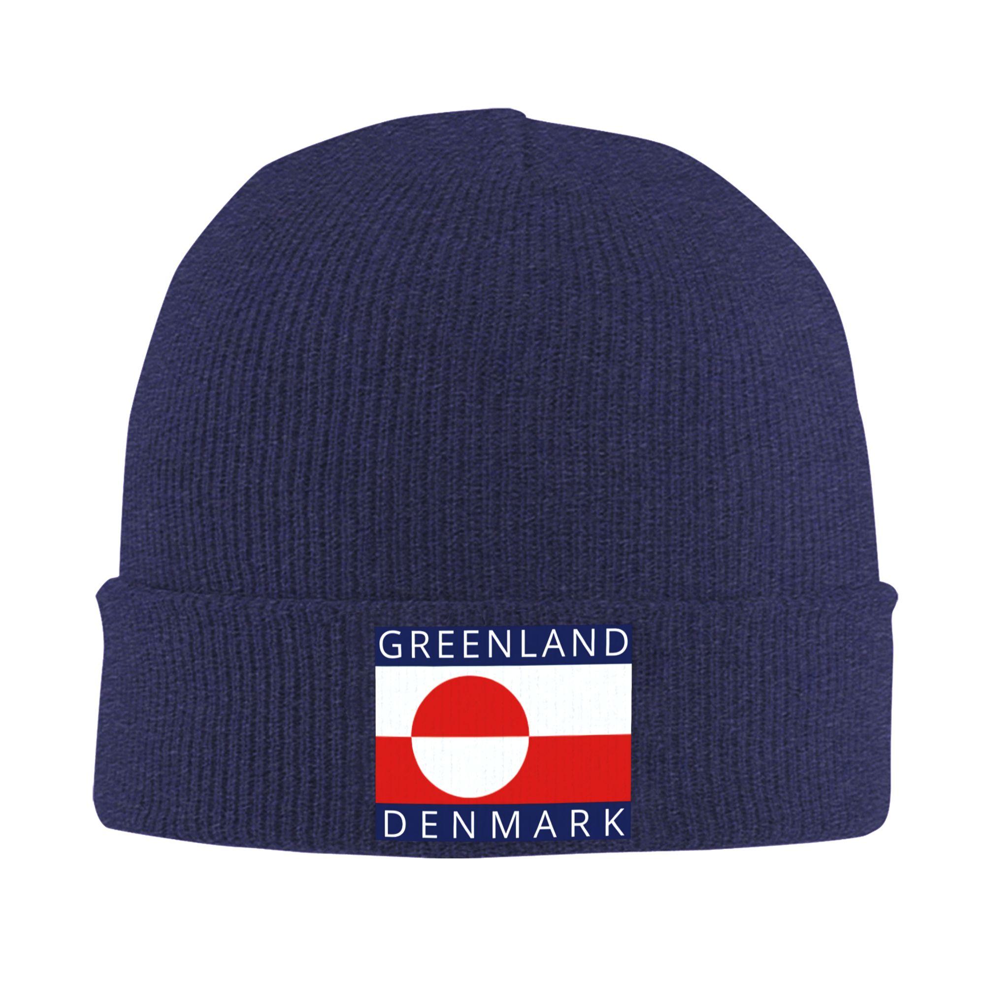 

Adult Unisex Greenland Denmark Beanie Hats Street Knitting Hat Autumn Kpop Caps Custom Head Wrap Bonnet Hats One Size