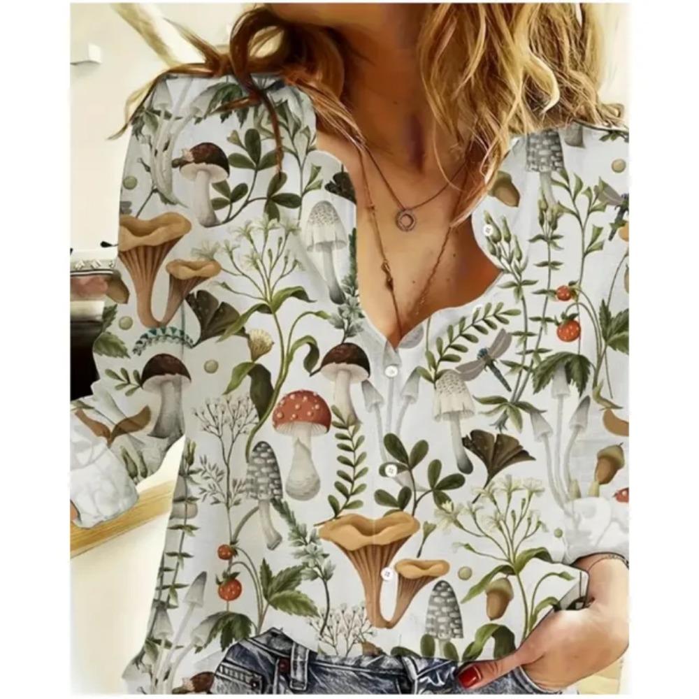 Elegante Damen-Oberteile mit Leopardenmuster Langarmshirt Schwarz Weiß Floral Modisch Persönlichkeit Trendiges Shirt Damen Freizeitstil