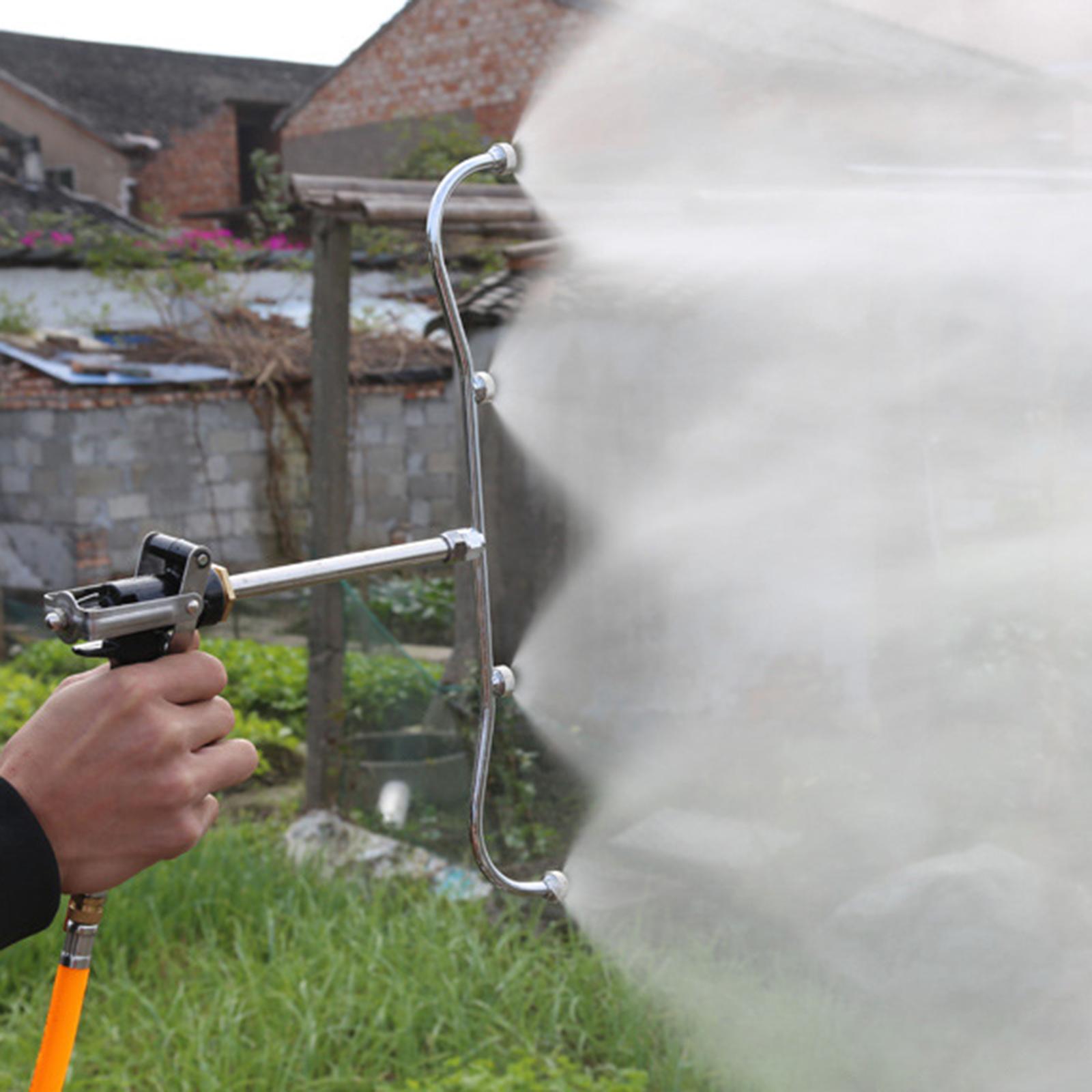 Nozzle Watering Spray Water Efficient Irrigation Garden Irrigation Sprayer for Greenhouse Humidification Cooling