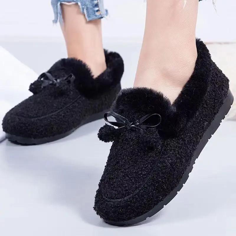 Nové Winter Plus Velvet Tenisky Teplé Sportovní boty pro volný čas Teplé ploché boty