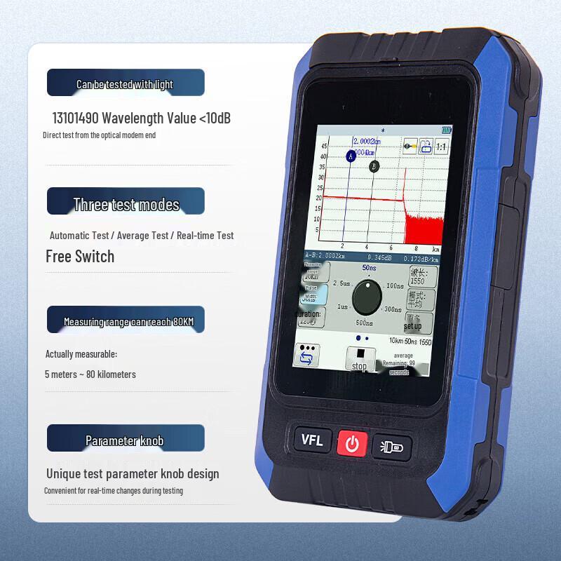 DIGFOR DF100Pro OTDR Fiber Optic Cable Fault Tester