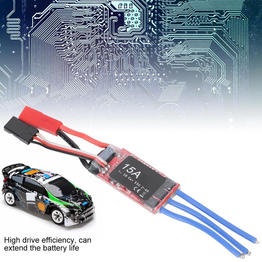 15A 2?4S ESC Electronic Speed Controller Accessory for 1/28 1/24 RC Car Model