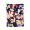 Stiles Teen Wolf Vintage Flanelldecken Dylan O'Brien Lustige Überwurfdecke für Bett Sofa Couch 200x150cm Tagesdecke,