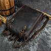 Retro Casual Backpack Men'S Leather Backpack Leather Schoolbag Travel Bag Direct Supply Explosive Travel Bag