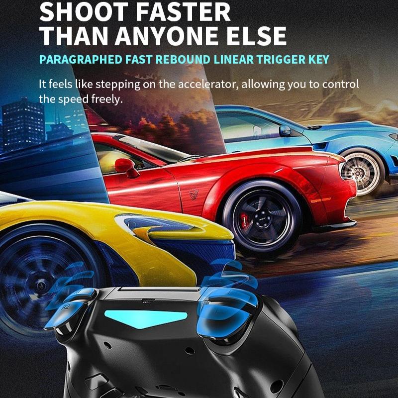 PS4 Gamepad Silicone Grip Module Somatosensory Vibration PC Mobile Phone SteamPS4 Elite Game Console