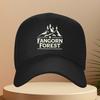 Forest Mountain Trees Baseball Cap Unisex Adjustable Durable Polyester Outdoor Hat