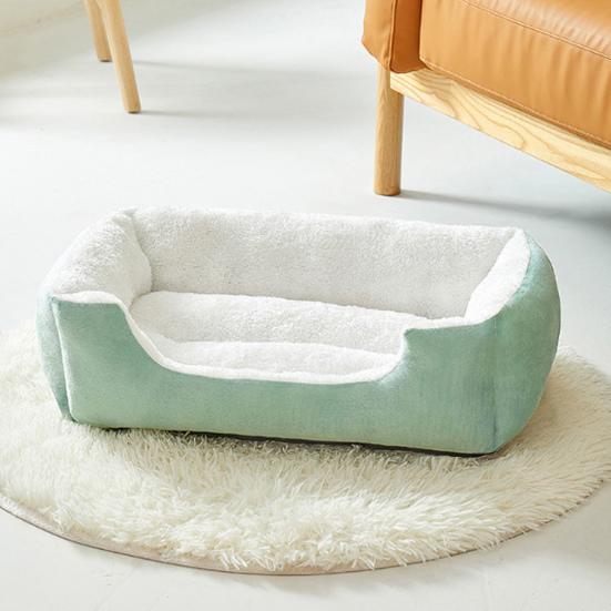 Pet Bed Anti-Slip Bottom Thickened Warm Large Dog Nest Spacious Comfortable Rest Space Neck Support Dog Mattress