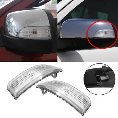 For Ford Ranger Raptor Wildtrack Left & Right Side Wing Mirror Indicator Lens Cover Rearview Mirror Turn Signal Light