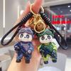 Creative Special Forces Panda Keychain Cute Cartoon Troop Little Warrior Doll Couple Bag Pendant Small Gifts