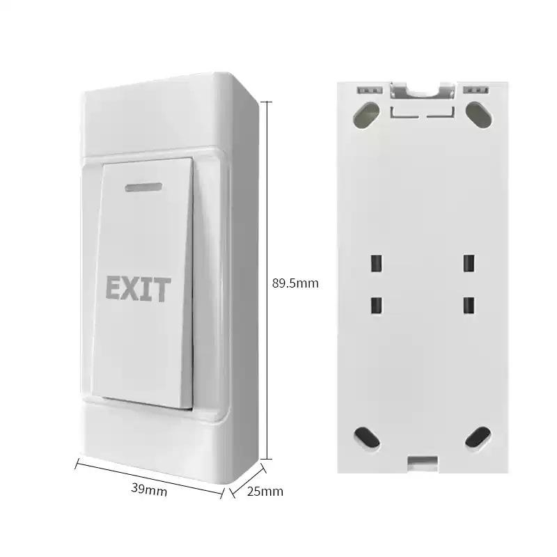 86 Type Auto-Reset Touch Exit Button for Access Control & Doorbell