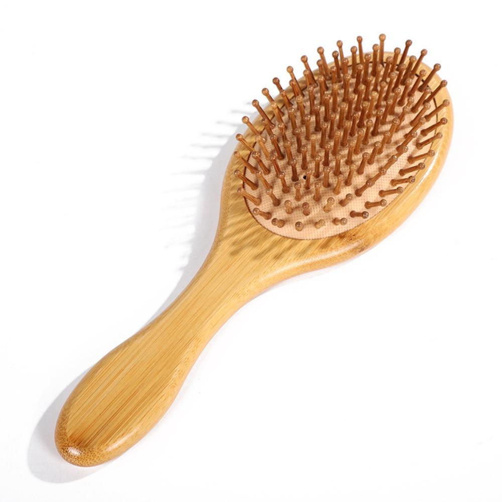 Promise Bamboo Wood Massage Comb Airbag Massage Comb Straight Hair Curly Hair Scalp Massage Meridian Brush