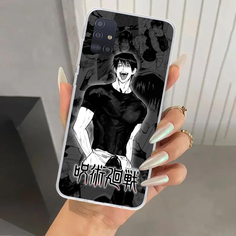 Jujutsus Fushiguro Toji Handyhülle für Samsung Galaxy A52 A32 A22 A12 A02S A50S A30S A10S Note 20 Ultra 10 Plus S10 A31 A20 A71
