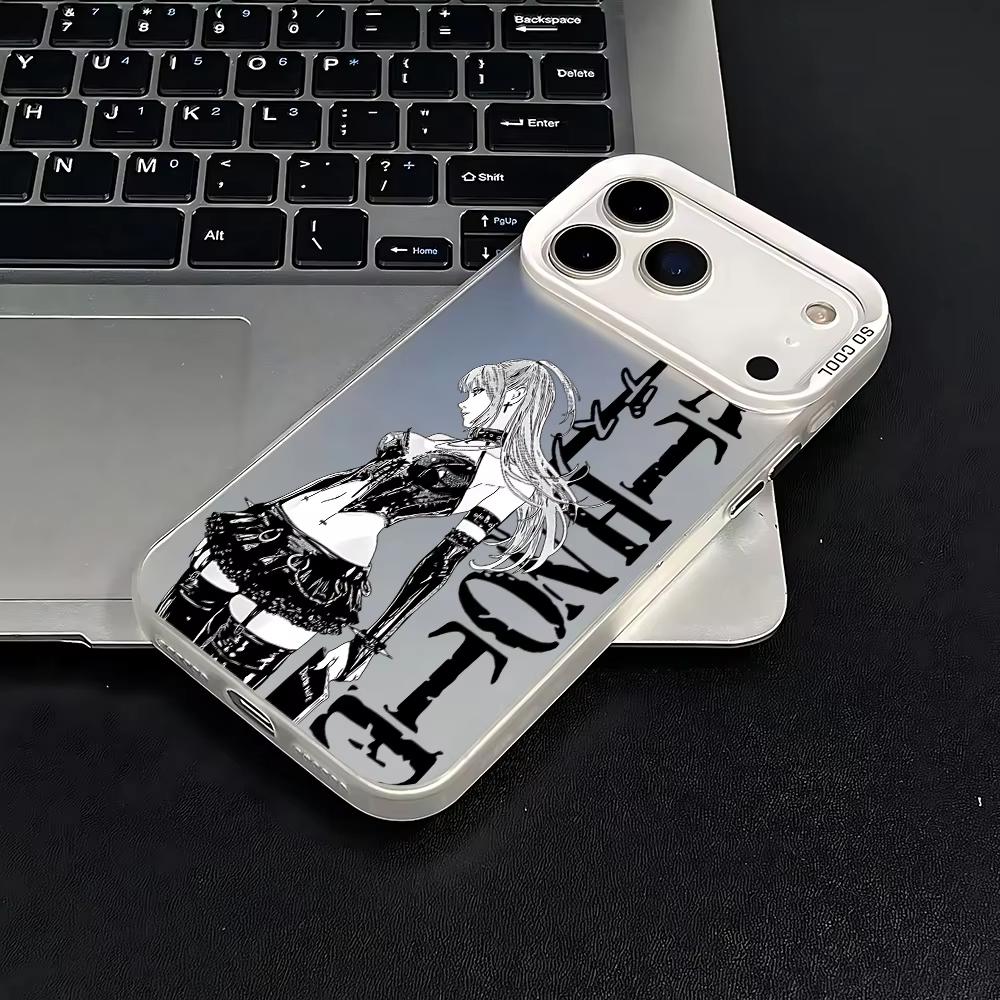 Anime Death Note Phone Case For iPhone 17 Air 16 E 15 14 13 12 11 Pro Max Plus Mini SE2020 2022 Anti Fall Matte Back Cover