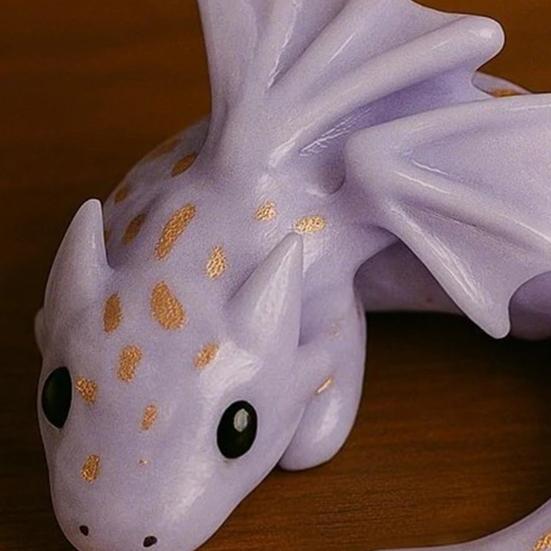 Emotional Support Dragon Handmade Mini Pocket Dragon Sculpture for Anxiety Relief Cute Dragons Inspirational Gift for Birthday Halloween Xmas