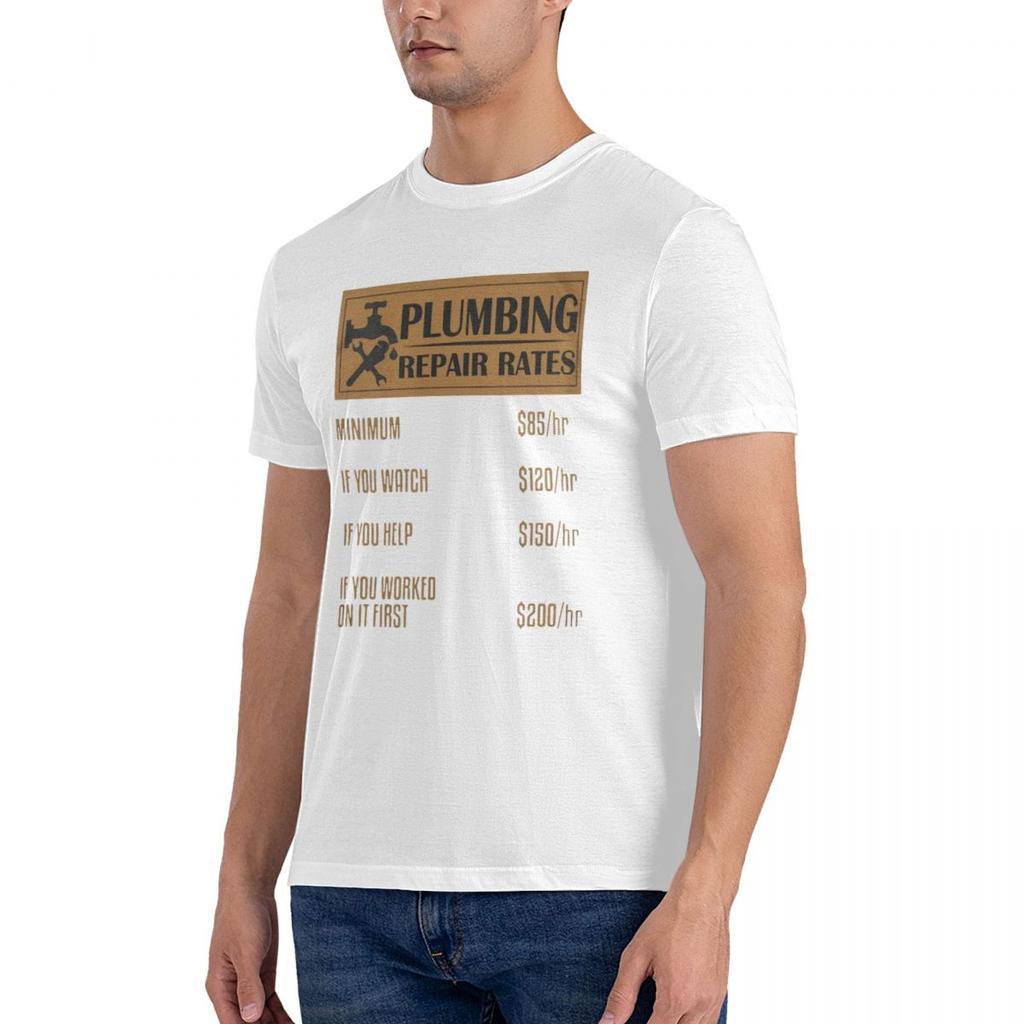 2024 Fashion Off The Rack Plumber Plumbing Repair Rates Minimum Tee T-Shirt Tees