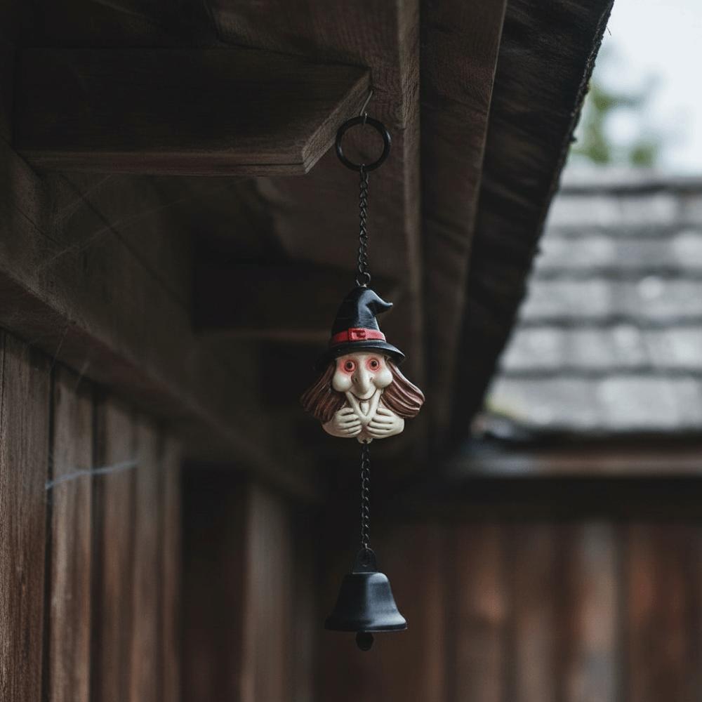 Weather Resistant Halloween Wind Chime Durable Resin Pumpkin Ghost Pendant Collectors