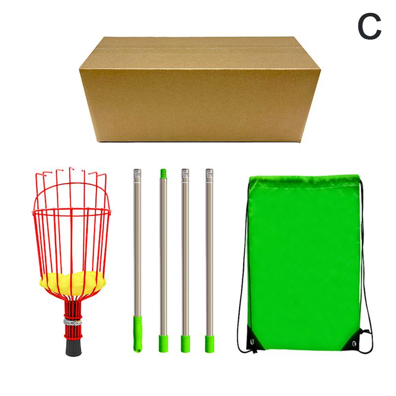 Fruit Picker Tool Gardening Orchard Picking Tool With Storage Bag Fruit Catcher For Cherry Berry Orange Lemon Pear
