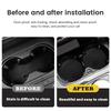 2Pcs Car Carbon Fibre Water Cup Pad Holder Anti-slip Coasters Mat For BMW Mini Cooper R50 R53 R55 R56 R60 R61 F54 F55 F56 F60