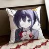 Love Chunibyo  Other DDelusions Cushion Cover Reversible Soft Durable Pillo Cover Home Car MultiScene Use for Daily Comfort