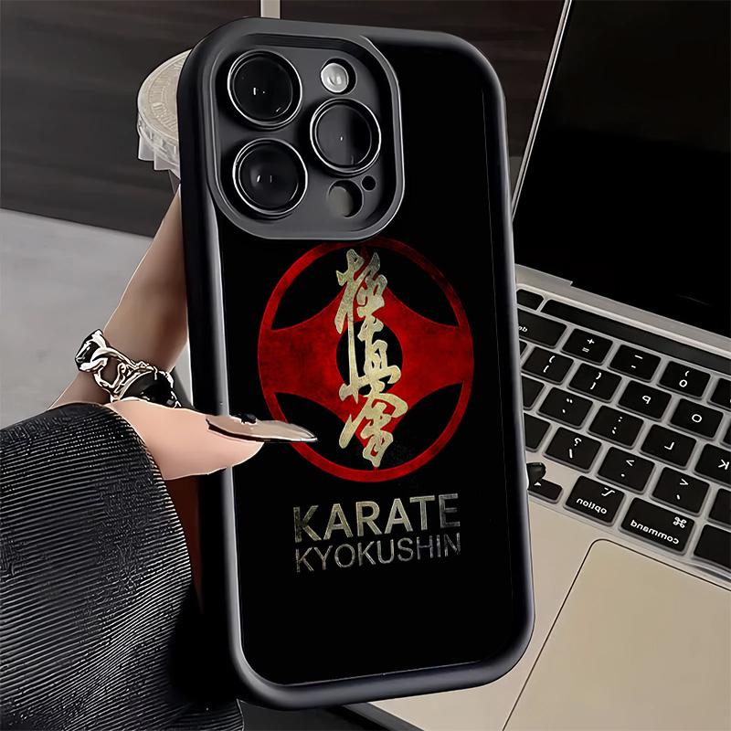 Phone Case for iPhone 17 Air 16E 15 16 Pro Max Karate Oyama Kyokushin Cover 14 Plus 13 12 Mini Soft Shell Silicone Fundas