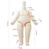 YMY Pear Shape Doll Body YMY BJD GSC Doll Head Mini Scale Cute Fat Action Figure Suitable for New Year Gift Milky White 9.8cm 1/12 1/8 1/12