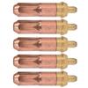 5pcs Copper Propane Cutting Tip Set Plum Ring Gas Welding Nozzles  Industrial Welding
