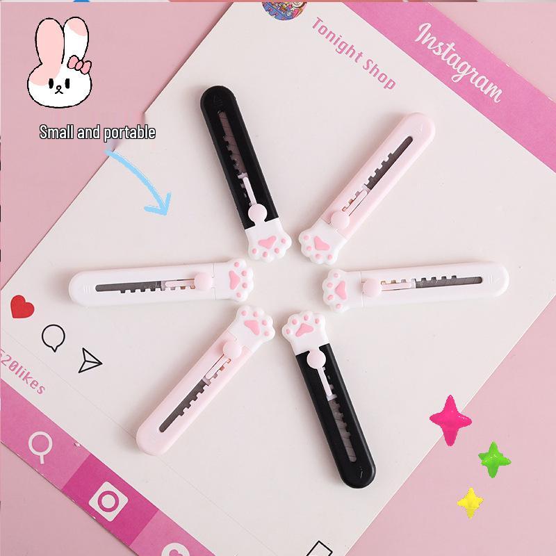 Compact Cartoon Utility Knife - Mini Unboxing & Letter Opener for Students and Office Use