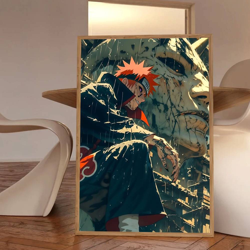 Anime Characters N-Nagato P-Pain Posters HD Print Vintage Wall Art Decor for Home Study Room
