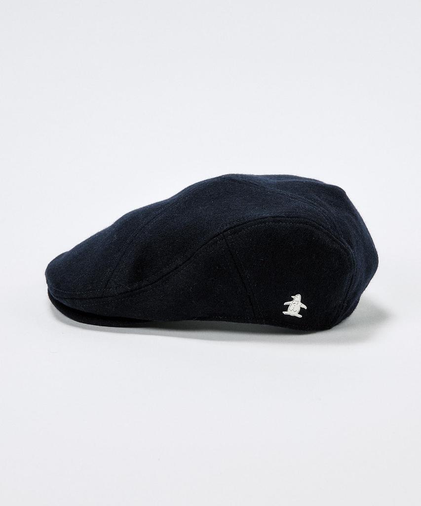 [Munsingwear] Hunting Cap, Wool Flannel Material, One-point Design, Golf, MG4FCP80M, Men's, NV00 (navy)