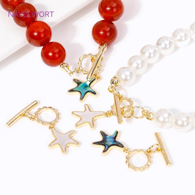 Multi Types Trendy 18K Gold Plated OT Clasps Toggle Clasps Connector For Bracelet Necklace Making DIY Jewelry Accessories