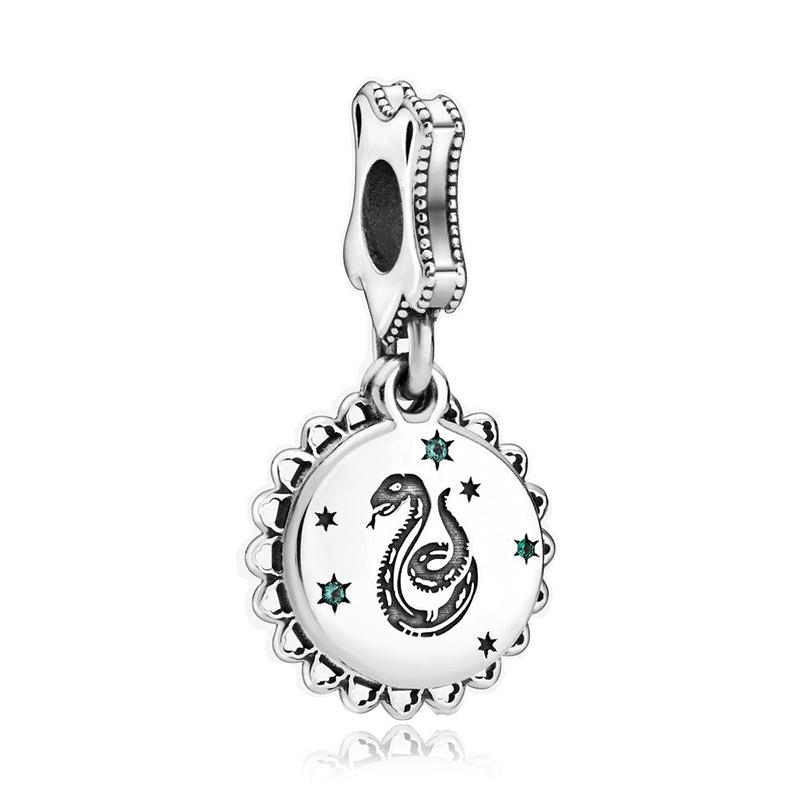  925 Silver Charms Beads For Harry Potter Bracelets Women DIY Jewelry Gifts 3mm Pendant