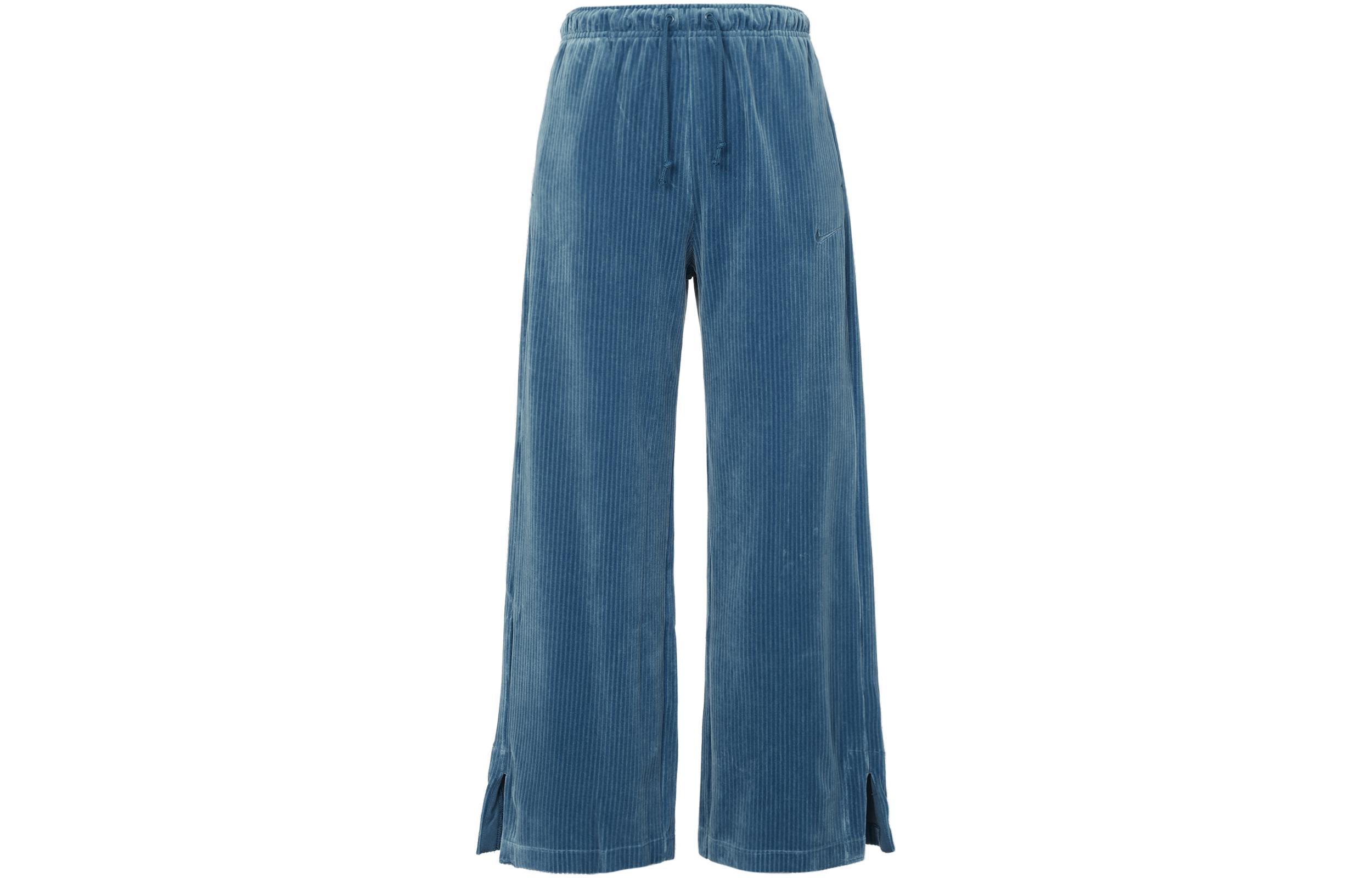 Nike Casual Pants Women s Blue Moderate Wide Leg Pants DQ5922-457 S