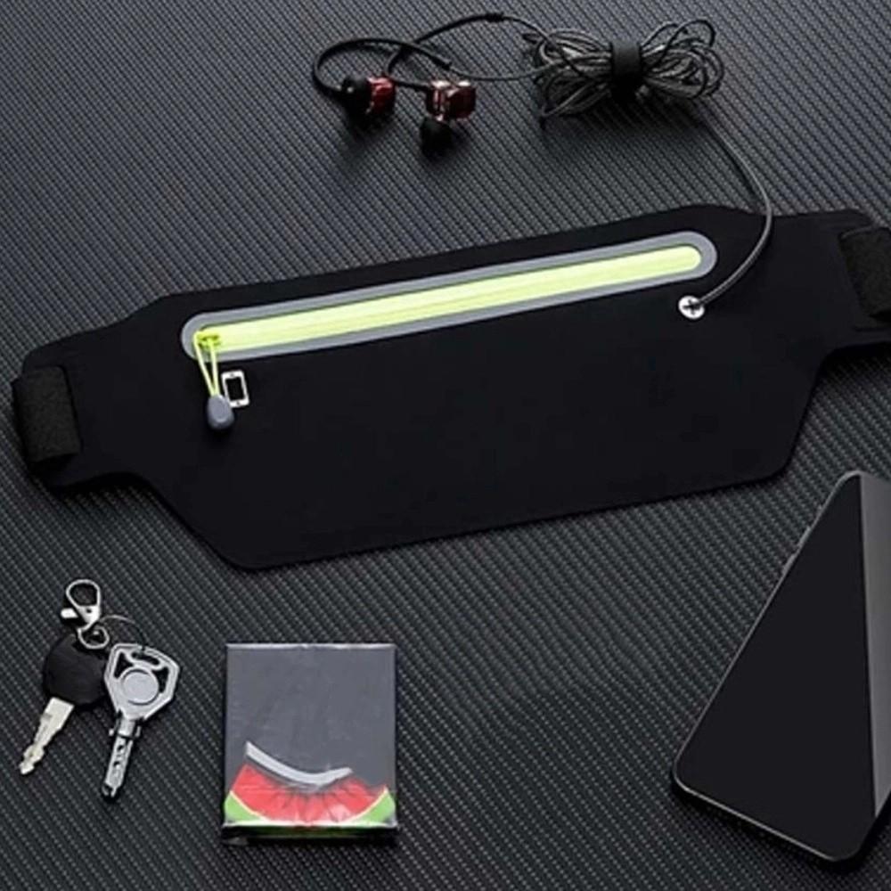 Slim Thin Waist Bag Waterproof Fanny Pack Sports Thin Phone Bag Chest Pack Bag  Gym