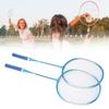Badminton Set Professional Iron Alloy Badminton Racket with 3 Shuttlecocks Carrying Bag for Beginner Child Adult