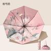 New hot-selling sunscreen two-color double-sided vinyl color umbrella three-fold sunscreen parasol sun umbrella