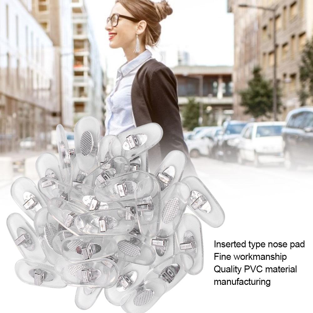 20 Pairs Soft Inserted Type Anti-Slip Nose Pads Glasses Sunglasses Accessories