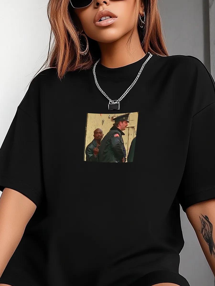 Women s t-shirt with funny meme print S
